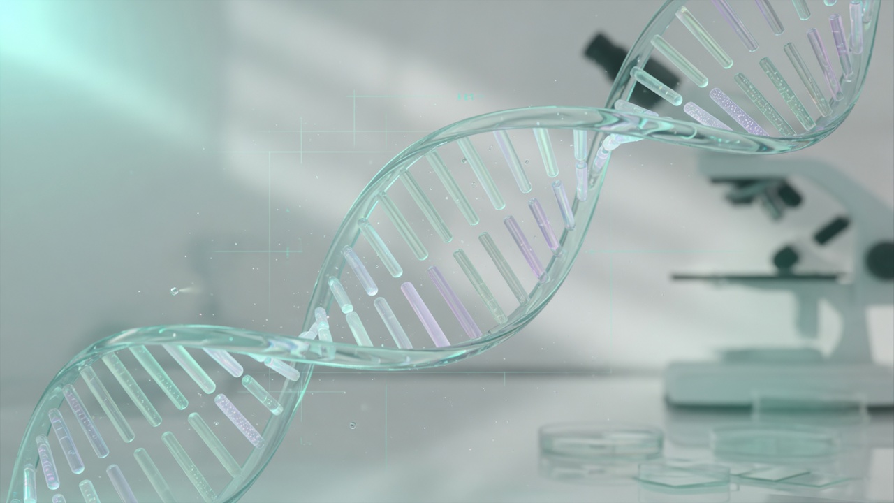 Abstract genetic pattern for health literacy theme
