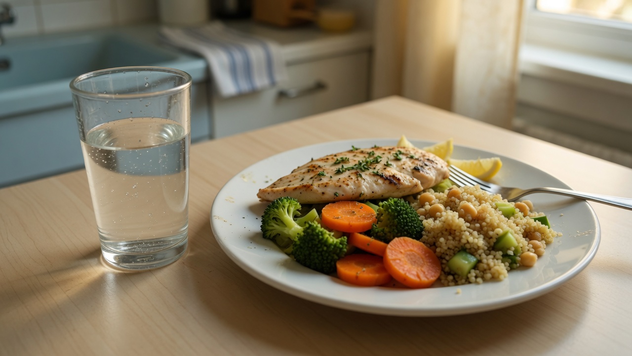 Protein-forward simple meal