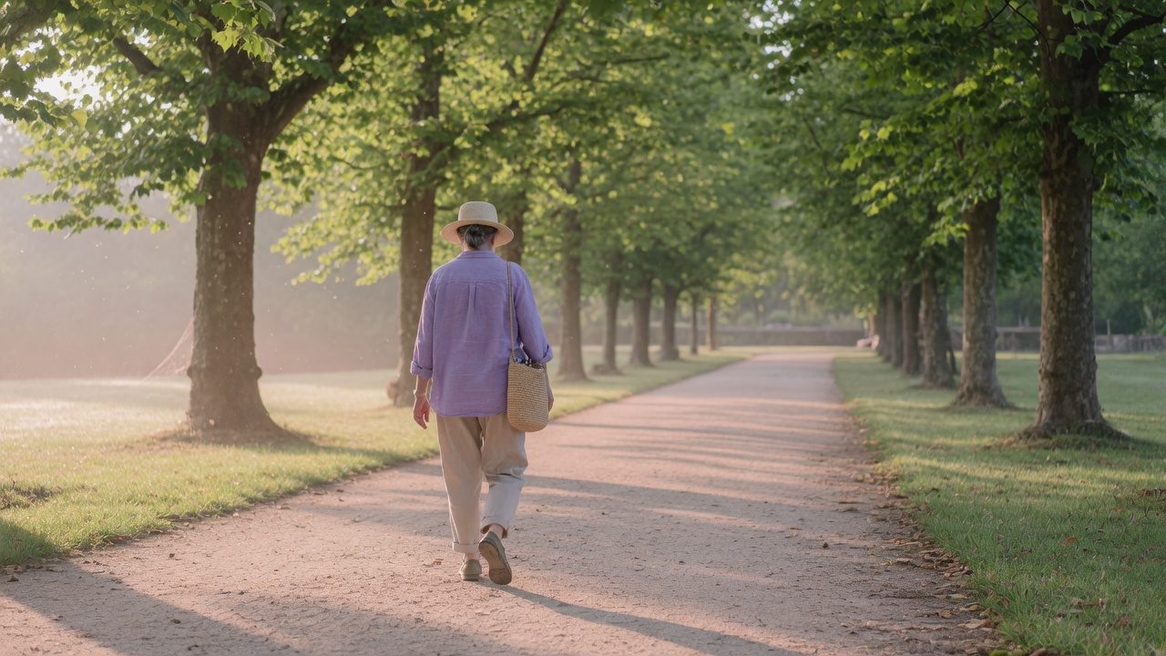 A ten-minute walk after eating